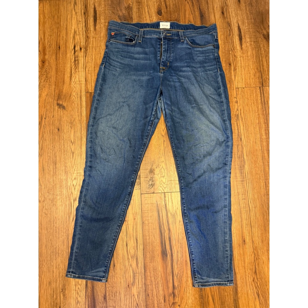 Hudson Women Stretch Skinny Jeans Medium Wash Denim Stretch Size 32 (size 12/14)